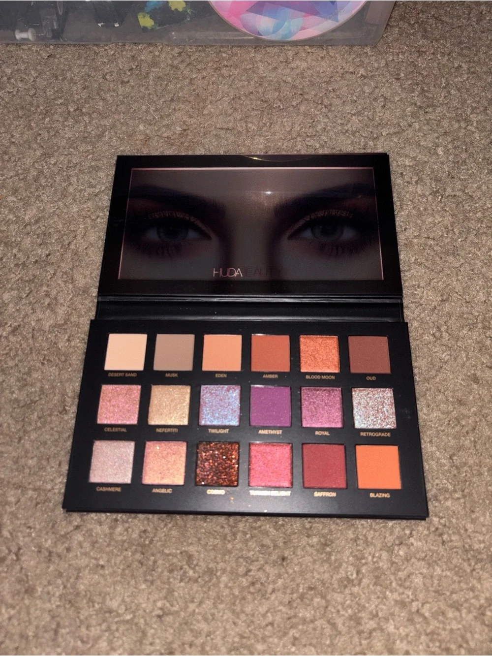 HUDA BEAUTY Eyeshadow Palette - Purple, Pink, Gold